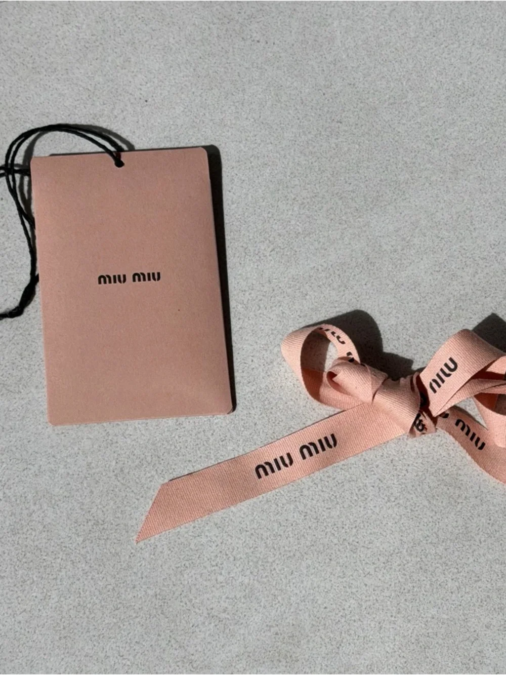 Miu Miu Pink Gift Set Shoe Box Dust Bags Ribbon Shopping Bag Authentic Designer - Picture 14 of 16